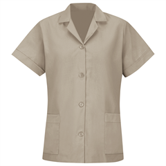 Loose Fit Short Sleeve Smock